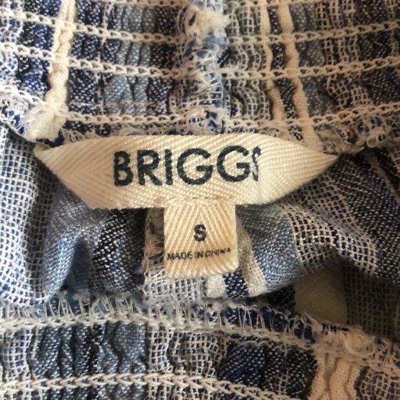 Briggs striped linen blend shorts - Picture 5 of 6